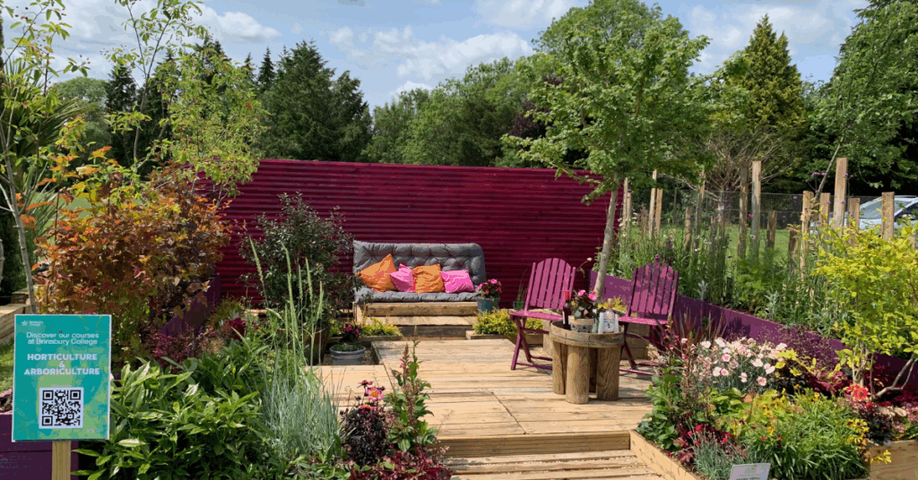 Brinsbury College's show garden