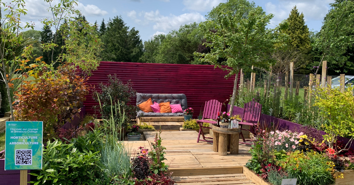 Brinsbury College's show garden