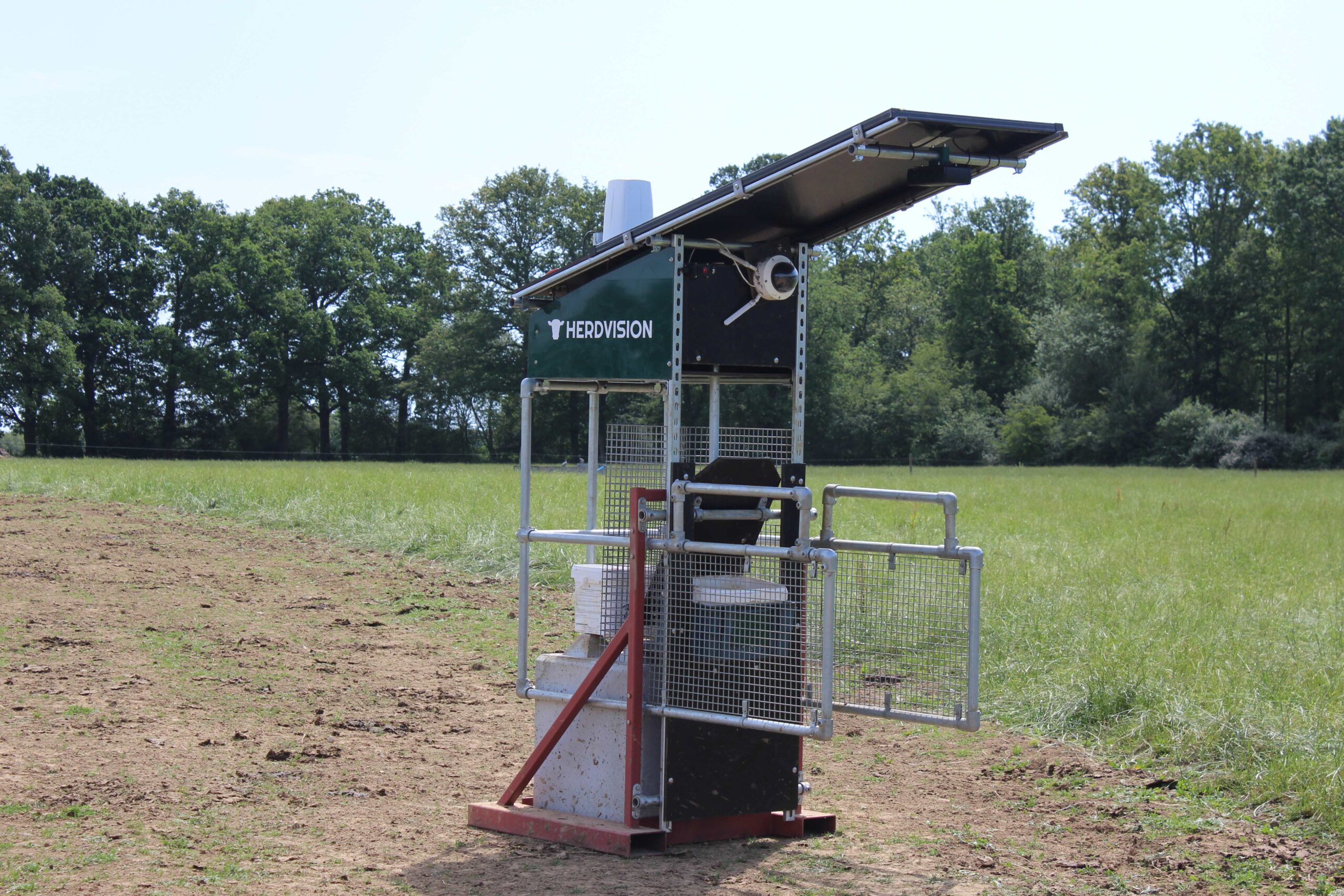 Some of the Herdvision equipment at Stable Barn Farm, Brinsbury College